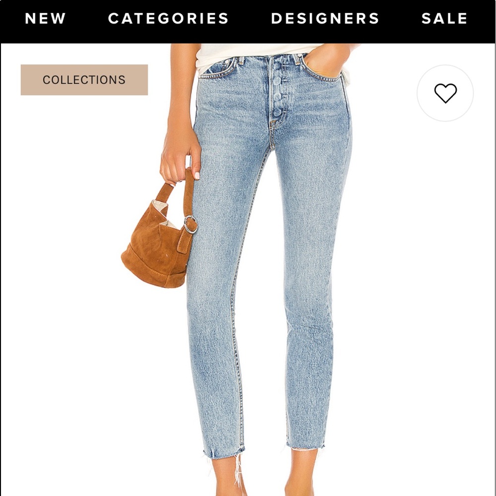 GRLFRND denim Karolina jeans size 24